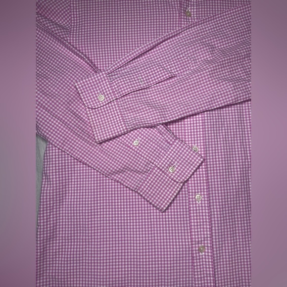 Ralph Lauren Pink Gingham Button Down Shirt - Picture 5 of 7
